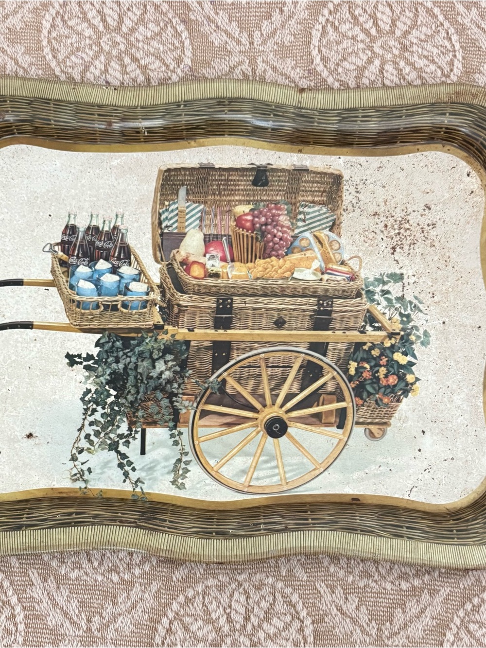 Vintage Coca Cola serving tray